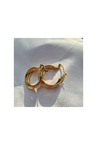 Triple Luxe Hoop Altın