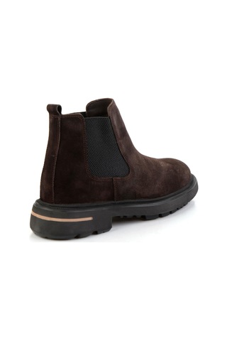 Bambi Kahve Hakiki Deri Erkek Bot & Bootie E02597000602 Kahve