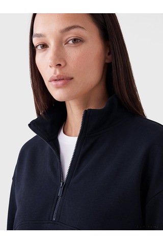 LC Waikiki Lc Waıkıkı Lacivert Oversize Soft Touch Kadın Sweatshirt Tunik