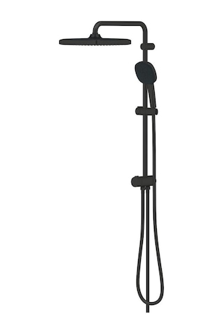 Grohe Tempesta System 250 Cube Duvar Bağlantılı, Divertörlü Duş Sistemi Mat Siyah - 269772431 Siyah