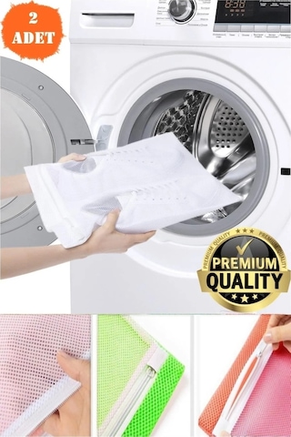 Ayakkabı Yıkama Filesi Eko Beyaz 2 Adet Beyaz