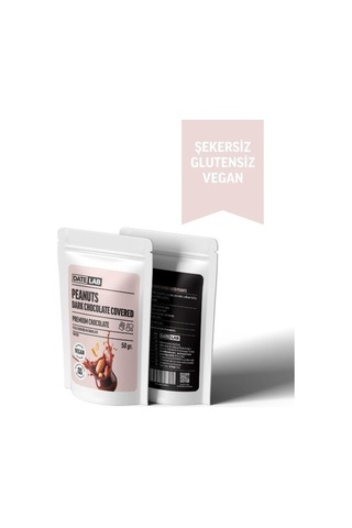 Hurmalab Şekersiz Çikolata Kaplı Yer Fıstığı 50g