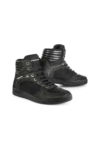 Stylmartin Atom Black Korumalı Motosiklet Ayakkabısı