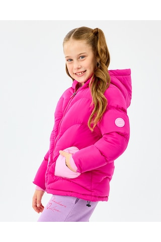 Skechers G Puffer Jacket Büyük Kız Çocuk Mor Mont Sk2520039-3935 Mor