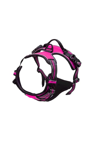 Maxaccess Gülkurusu L Büyük Köpek Yürüyüş Tasması, Anti-çekme Yeleği, Reflektif Yastıklı Kontrol Tutamacı