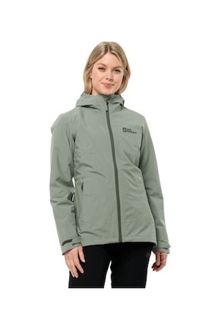 Jack Wolfskin Jack Wolfskın Moonrıse 3ın1 Jkt W Kadın Mint Leaf Outdoor Ceketi 1115621-4137 Yeşil