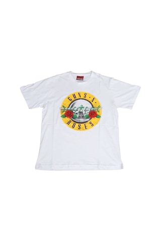 Guns N Roses Tişört Beyaz Çok Renkli