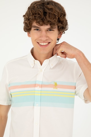 U.s. Polo Assn. Erkek Mint Gömlek Kısa Kollu 50283688-vr090 Mint