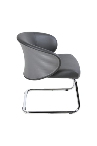 Casella Rondo Misafir Koltuğu Ofi S Koltuğu Ergonomik Ve Şık Tasarım Rondo 04 Siyah - Suni Deri