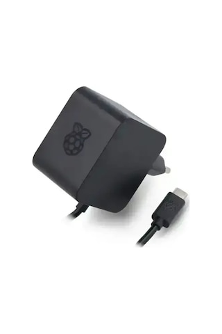 Raspberry Pi 5 27w Usb-c Güç Adaptörü - Siyah