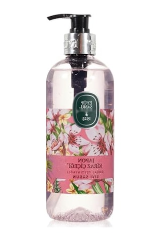 Doğal Zeytinyağlı Sıvı Sabun, Japon Kiraz Çiçeği, 500 Ml
