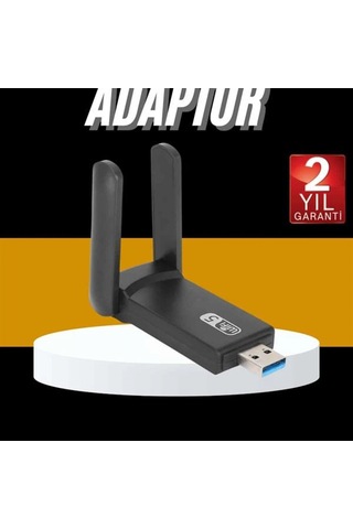 Usb 3.0 Çift Antenli Kablosuz Wifi Adaptörü Çift Bant 5ghz Ac