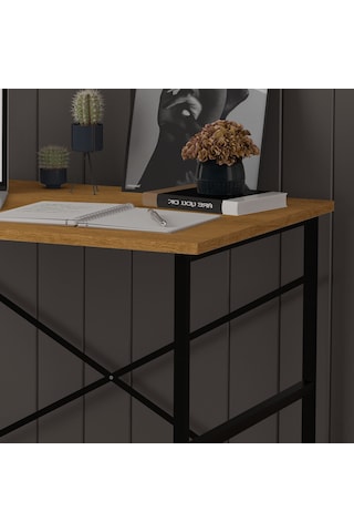 Asra Trend Metal Çalışma Masası METALÇM02 %100 MDF Bilgisayar Masası Petra