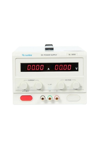 Sunline Sl-3050S 30V 50A Tek Çıkışlı Dc Dijital Ayarlı Güç Kaynağı