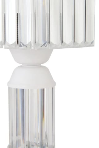 İstanbul Avize Kristal Taşlı Beyaz Kasalı K-15 Beyaz Taş Kafalı Abajur