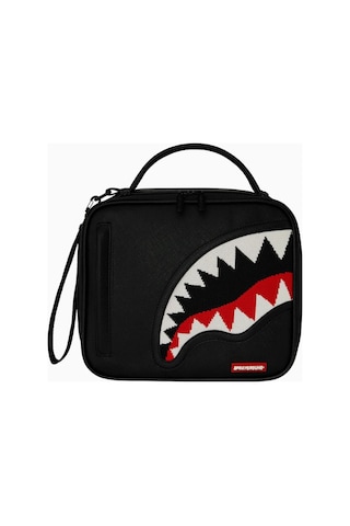 Sprayground Fly Knit Mouth Snack Pack, Sınırlı Üretim Lüks Tasarım Dayanıklı Yemek Çantası Günlük Çanta Siyah