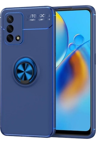 Oppo A74 Kilif Lens Yüzüklü Miknatisli Silikon Kapak 495615660