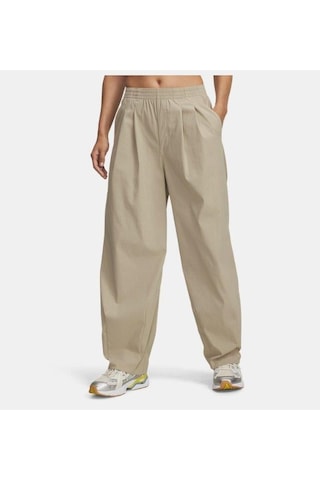 Under Armour Ua Unstoppable Wvn Pleat Pt Kadın Eşofman Altı-31274 Açık Kahverengi
