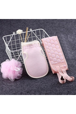 Homyl 3x Eldivenleri Vücut Ovma Havluları Bakımı Aracı