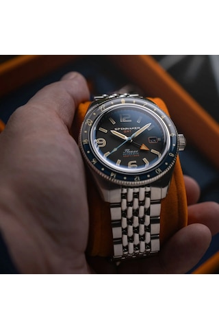 Spinnaker Fleuss Gmt Sp-5120-11 Otomatik Erkek Kol Saati Altın