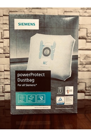 Siemens Uyumlu G Tipi Elektrikli Süpürge Bez Toz Torbası
