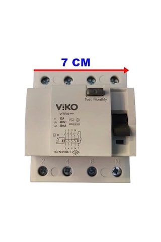Viko 3x32 30 Ma Kaçak Akım Rölesi