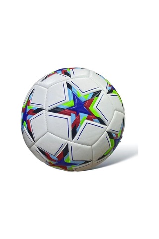 Jook Şampiyonlar Ligi Aşınmaya Dayanıklı Antrenman Suni Deri Sert Zemin Futbol Topu Bsf-34 - Beyaz Saks Beyaz - Saks Mavi