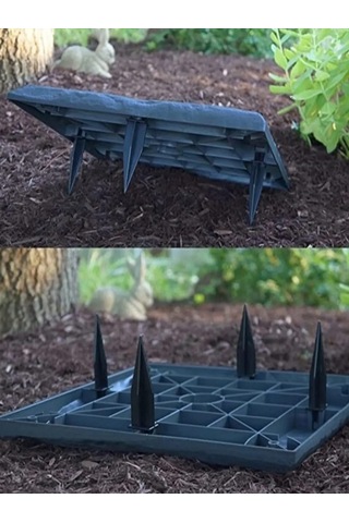 Dekoratif Basamak Taşları - Dış Mekan Yolu Pvc 8 Adet Antrasit Re