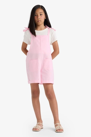 Defacto Kız Çocuk Viskon Askılı Tulum F5782a825smpn693 Pembe