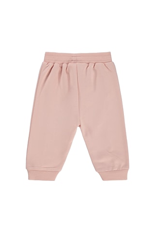 Civil Baby Civil Basic Kalp Etiketli 6-18 Ay Eşofman Altı - Pembe Pudra Pembesi