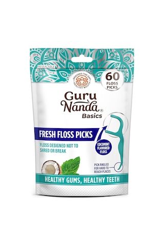 Gurunanda Fresh Floss Picks Çatal Diş İpi Kürdanlı 60 Adet