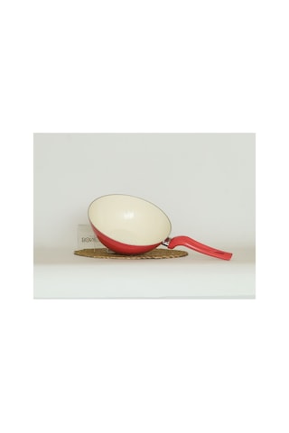 Wok Tava 24 Cm Pembe - Sebze, Et, Tavuk, Sote Ve Noodle Yemekleri İçin