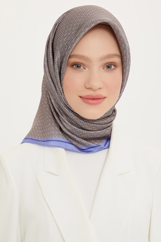 Armine Sura İpek Eşarp 8733d-36 Mavi