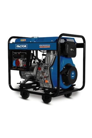 Factor KDK10000CE3 9.4 KVA 380V İpli Marşlı Dizel Jeneratör Factor KDK10000CE3 9.4 KVA 380V İpli Marşlı Dizel Jeneratör