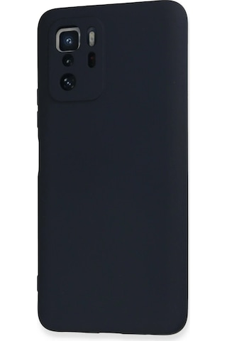 Gld-spt- Newface Xiaomi Poco X3 Gt Kılıf Nano İçi Kadife Silikon - Lacivert