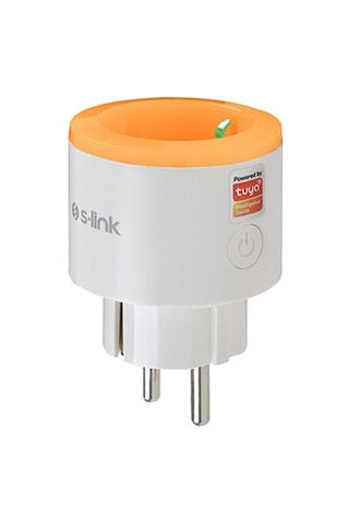S-link Swapp Sl-03 16a Akım Korumalı Akıllı Priz Rgb Işıklı 2.4 G Wifi Tuya Destekli