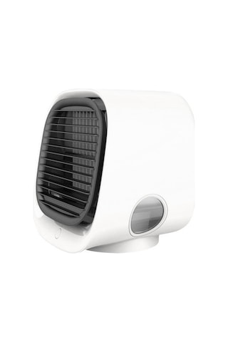 Hava Soğutucu Fan Mini Masaüstü Klima Gece Işık İle Mini Usb Su Soğutma Fanı Nemlendirici Arıtma Çok Işlevli Yaz Hayranları Xhw3mz Beyaz