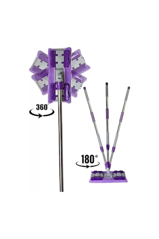 Dmr Mandallı Sihirli Mop Takımı + 3 Adet Freshmaker 50'li Mop Uyumlu Yer Temizlik Havlusu - Set