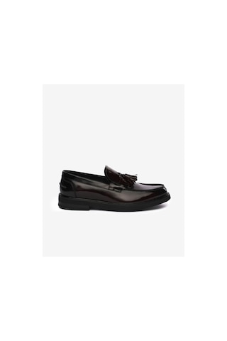 Greyder Erkek Bordo Hakiki Deri Loafer Ayakkabı 5k1ua64729 Bordo Acma