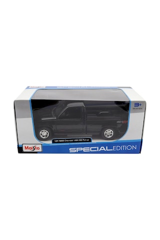 Maisto 1993 Chevrolet 454 Ss Pick-up Model Araba 1/24 - Siyah
