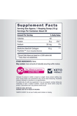 Grassfed Collagen Peptides, 7 Oz 200 G Powder