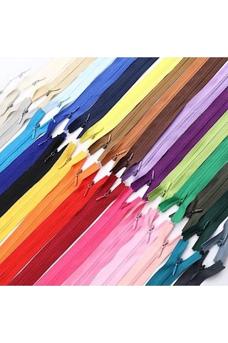 10lu Gizli Pantolon- Etek Fermuarı 16-20 Cm