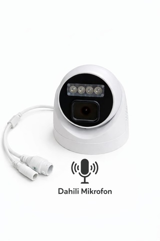 5 Mp İp Poe Sesli Dome Kamera