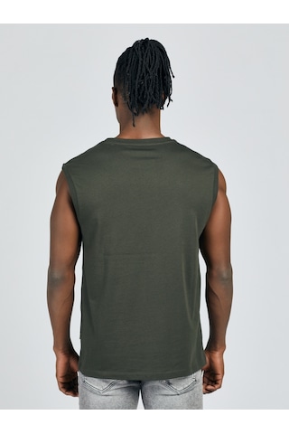 Regular Fit Erkek Atlet Haki