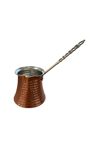 Bakır Çekiç Dövme Küçük Boy Cezve