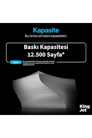 Kingjet Kyocera Uyumlu Tk-3160 Standart Kapasiteli 20'li Paket Çipli Uyumlu Toner Ecosys M3645dn