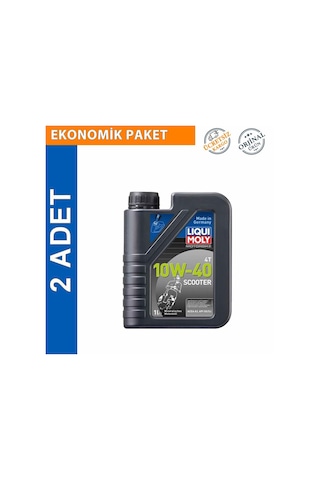 Liqui Moly 10W-40 4t Basic Scooter 1 L Motosiklet Yağı (2 Adet)