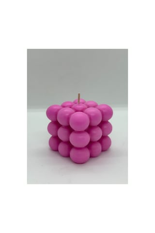 Şeffaf Kutulu Pembe Bubble Mum-doğal Soya Wax Dekor Mum Düğün, Nişan, Kına,hediyelik Şeffaf Kutulu Pembe Bubble Mum-doğal Soya Wax Dekor Mum Düğün, Nişan, Kına,hediyelik