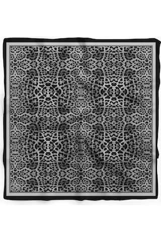 Leopar Desen Bandana/fular Gri