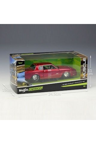 Maisto 1986 Chevrolet Monte Carlo Ss 1 24 Kırmızı Model Araba